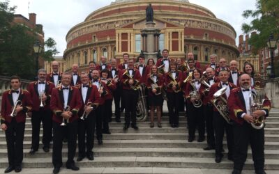 Joint concert choir and the Northop Silver Band