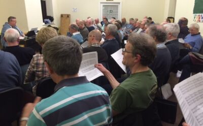 Fiftysomething Choristers preparing to record the new CD