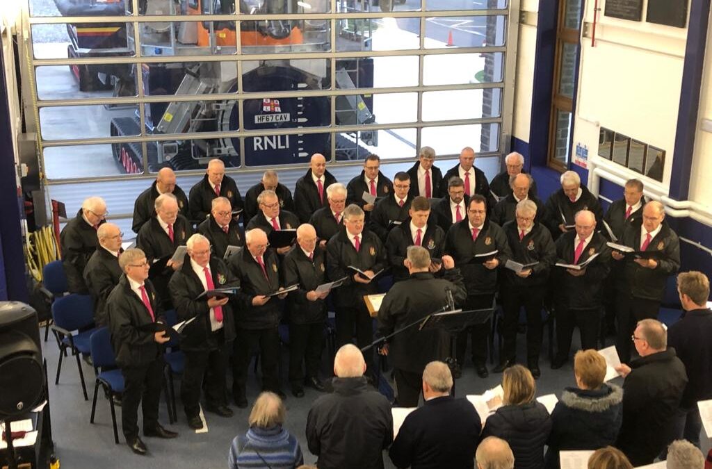 Carol Service at the Lifeboat Station Llandudno 2nd December
