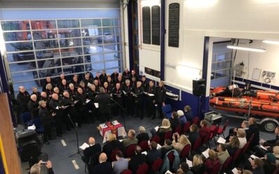 Carol Service at the Boathouse of Llandudno RNLI December 2019